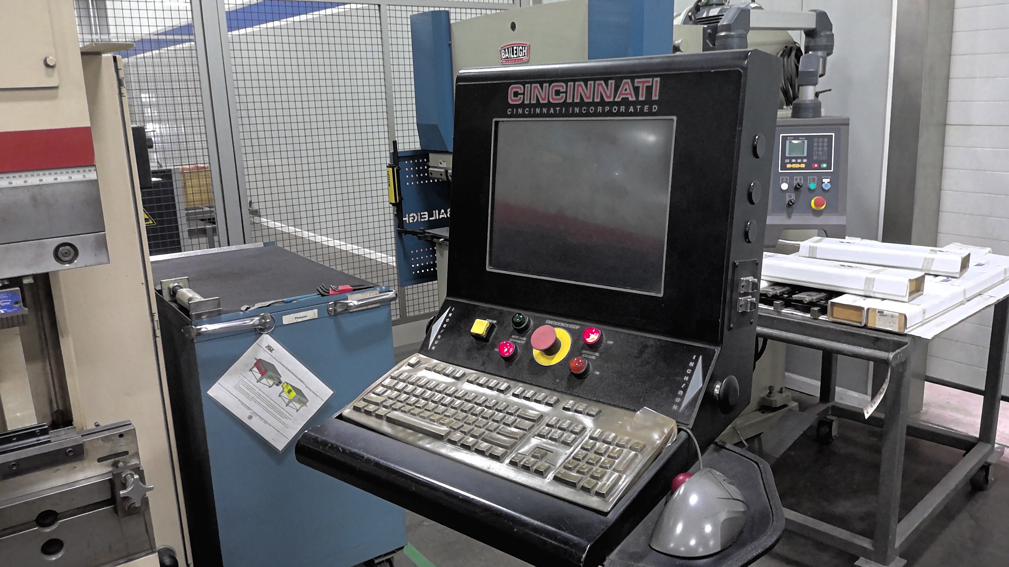 175 Ton X 12’  Cincinnati Model1750AF10+  Autoform Plus CNC Hydraulic Press Brake  